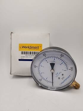 Ws-pe-gage-59 Worksmart 0-100psi