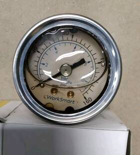 Ws-pe-gage-80 Worksmart - Pressure Gauge 1.5 Inch 1-160 Psi F70