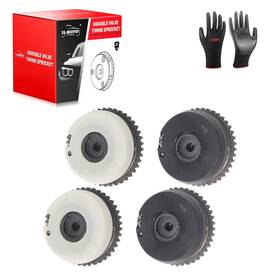 Ya-maypay Amp-1430 4pcs Intake And Exhaust Vvt Camshaft Sprocket Compatible With Bmw 550i 650i 750
