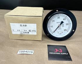 8-75x60kpa Yamamoto D-3/8-75x60kpa New In Box Surplus- Keiki Pressure Gauge Warranty