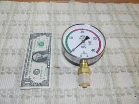 40mpa-14.5gr Yamamoto Keikl -100x Aks-g 1/2 Pressure Gauge. 40psi