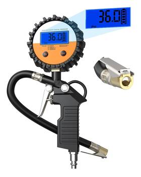 Yantu 756524734814 Digital Tire Pressure Gauge And Inflator - Heavy Duty With Quick Connect