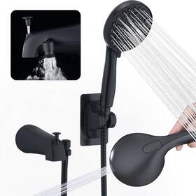 Ynf00626 Yasinu All Metal Bathtub Faucet With Sprayer 10 Settings Tub Spout Diverter Ma