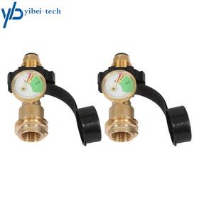 Yi301553t Yibei-tech 2pcs Propane Tank Gauge Adapter With Pressure Convert Pol