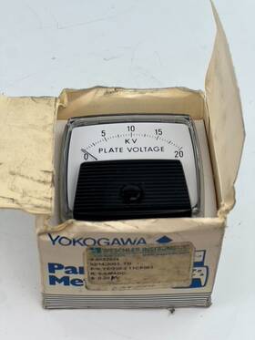 11cp063 Yogogawa Yokogawa Panel Meter 0-20 Kv Plate Voltage Thermatool New Read