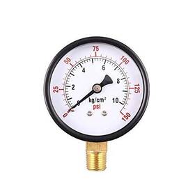 Yzm 607569657470 Industrial Pressure Gaugeblack Steel Case Dual Scale Gauge With Bras Yzm 607569657470 Industrial Pressure Gaugeblack Steel Case Dual Scale Gauge With Bras