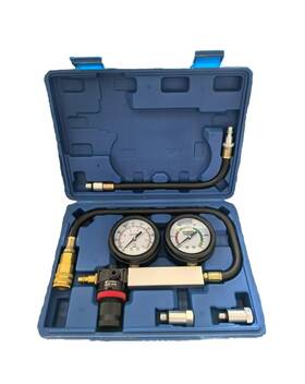 Zeajsru 726323442098 Cylinder Leak Down Tester Kit With Dual Gauges Engine Leakage Diagn