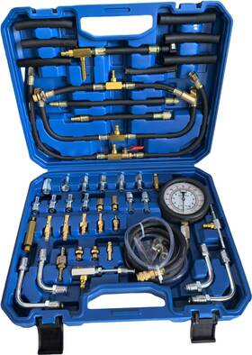 Zeajsru 726323966266 Fuel Injection Pressure Tester Kit 0-140 Psi Pro Auto Gauge For