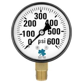 Zenport 700112233869 Dry Air Pressure Gauge 600 Psi - 10 Pack