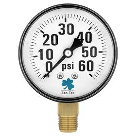 Zenport 710465575653 Dry Air Pressure Gauge 60 Psi - 3 Pack