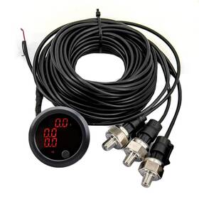 Apm-y-cb-03-rd-n Zhsymx Three Display Pressure Air Gauge 290 Psi 3 Red