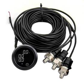 Apm-y-cb-03-wt Zhsymx Three Display Pressure Air Gauge 290 Psi Kit- For