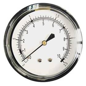 18c796 Zoro Select Pressure Gauge To 100 Psi 2 1/2 In Dial 1/4 Npt
