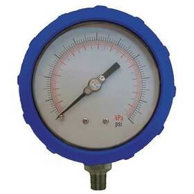 4efg5 Zoro Select Industrial Pressure Gauge To 160 Psi 4 In Dial 1/4