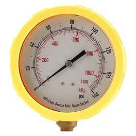 4efk2 Zoro Select Industrial Pressure Gauge To 160 Psi 4 In Dial 1/4 Npt Bottom