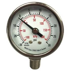 4fmk8 Zoro Select Commercial Pressure Gauge To 160 Psi 2 In Dial 1/4