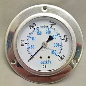 58328 Zwick Energy Research Pressure Gauge 5000 Psi 1/4 Inch Npt