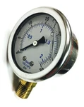 2025-0186-00 Oil Pressure Gauge 1/4'' Bottom Back Mount 0-30 Psi Liquid Filled. Fixed Price $22.82.
