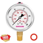Goatacura 0-100PSI Glycerin Pressure Gauge 2.5" Dial 1/4" Npt. Fixed Price $20.00.
