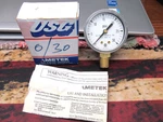 U.s. Gauge 0-30PSI W/1/4" Anpt Fitting New Opened Box W/instructions. Fixed Price $14.36.