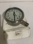 Nib-pic 4001-2LE Heavy Duty Air Pressure Gauge 4" Sst 1/2" Npt Lower 0-100PSI. Fixed Price $45.00.
