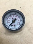 Aro Airline Pressure Gauge 0-14 Psi Rear Connection 1/4" Fine Thread #1055K36IAC. Fixed Price $13.99.