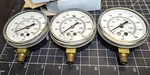 (3) Marsh J4360 2.5" Dial 0-400 Psi Pressure Gauge B3B3. Fixed Price $26.50.