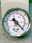 Acutek 2" Vacuum Gauge -30 To In Hg -1BAR 1/4" Npt ZG20-152X-2B-01 ISO9001. Fixed Price $5.90.