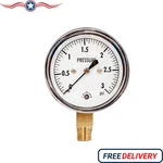Capsule Pressure Gauge, 0-3 PSI,2-1/2" Face Dial, 1/4" Npt Lower Mount. Fixed Price $15.00.
