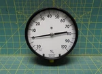 Ashcroft 5.5" Maxi-safe Pressure Gauge 30" Hg 100PSI 1/4" Npt Lower 452462AS. Fixed Price $45.38.
