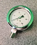 Noshok 25-400-100-PSI Pressure Gauge, Psi, 1/4IN Npt, 2.5IN Dial, New. Fixed Price $42.00.
