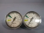 Lot Of 2 Pneumatech Vacumm Gauge 30 In Hg, 160 Psig 9046-01. Fixed Price $49.99.