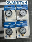 Nos 4-PACK Lot Simmons 1/8" Mpt Fitting 100 Psi Pressure Gauge 1310 1309 1308. Fixed Price $32.24.