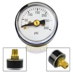 1/8" Mnpt Mini Micro Air Pressure Gauge 0-300 Psi 1" Face Cbm Center Back Mount. Fixed Price $14.95.