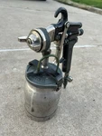 Binks Model 7 Gun W/ Pressure Cup Vintage Industrial Paint Sprayer. Fixed Price $75.00.