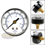 1/4" Npt Air Pressure Gauge 0-160 Psi Rear Back Mount 2" Face 102D-204F. Fixed Price $11.49.