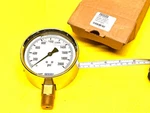 Wika 9314245 Pressure Gauge 2000 Psi 4" Dial 1/2" Npt Brass Mount Liquid Filled. Fixed Price $149.95.