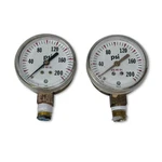 Lot Of Cpi Brass Pressure Gauges 0-200 Psi "use No Oil" Oxygen Safe 2" Dia. Fixed Price $32.98.