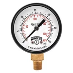 Lead-free Pressure Gauge, 30 Psi, 2 In 1/8 Npt, Bottom Location, Steel. Fixed Price $24.14.