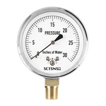 To 30 Inches Of Water Column Pressure Gauge, Capsule Measurement System, 2.5. Fixed Price $27.63.