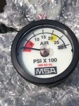 6- Msa Pressure Gauge Psi X 100 Part # WA03. Fixed Price $25.50.