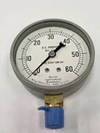 Marsh Instrument Co. Air Pressure Gauge 0-60PSI 1AAC 2.5" Nos Mil Surp Skokie. Fixed Price $14.00.