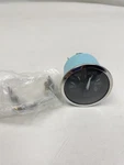Teleflex 8659OF Silver Bezel / Black Face Water Temperature Gauge Marine Boat. Fixed Price $19.96.