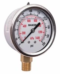 Baker AVNC-200P Pressure Gauge, To Psi. Fixed Price $17.00.