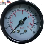 Pneumaticplus Air Pressure Gauge For Compressor Wog Water Oil Gas 1-1/2" Dia. Fixed Price $12.92.