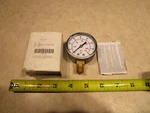 Zoro 4FLU2A Pressure Gauge, To 160 Psi, 1/4" Mnpt, S0635. Fixed Price $11.38.