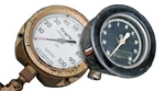 Pair Of Well-aged Pressure Gauges -- Acco Helicoid Gage & Trerice. Fixed Price $47.90.