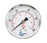 Carbo Instruments 2-1/2" Pressure Gauge Chrome Plated Steel Case Dry 0-100 Ps.... Fixed Price $20.21.