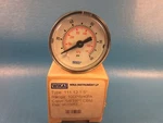 Wika 9610957, 111.12, 1.5" Pressure Gauge, 1/8" Npt Center Back Mount, 100 Psi. Fixed Price $17.99.