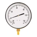 Industrial Compound Gauge, 30 To 150 Psi, 1/2 Dial, 1/4 Npt,. Fixed Price $36.25.